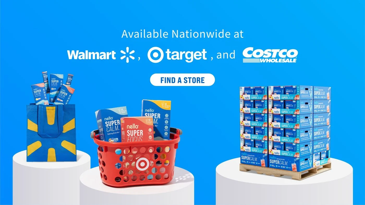 Available Nationwide at Walmart, Target, and Costco